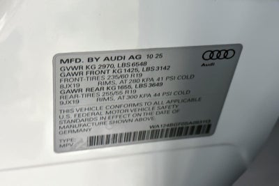 2025 Audi Q6 e-tron Premium Plus