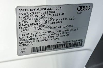 2025 Audi Q6 e-tron Premium Plus