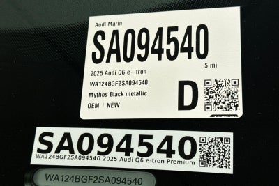 2025 Audi Q6 e-tron Premium Plus