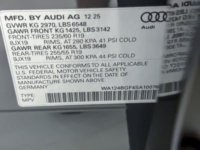 2025 Audi Q6 e-tron Premium Plus