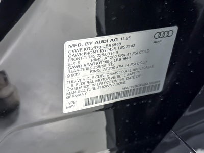 2025 Audi Q6 e-tron Premium Plus