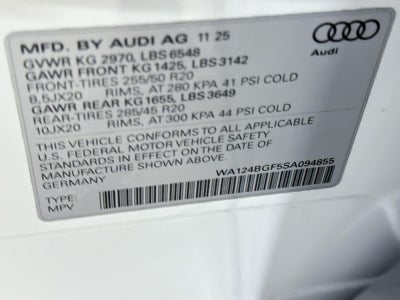 2025 Audi Q6 e-tron Premium Plus