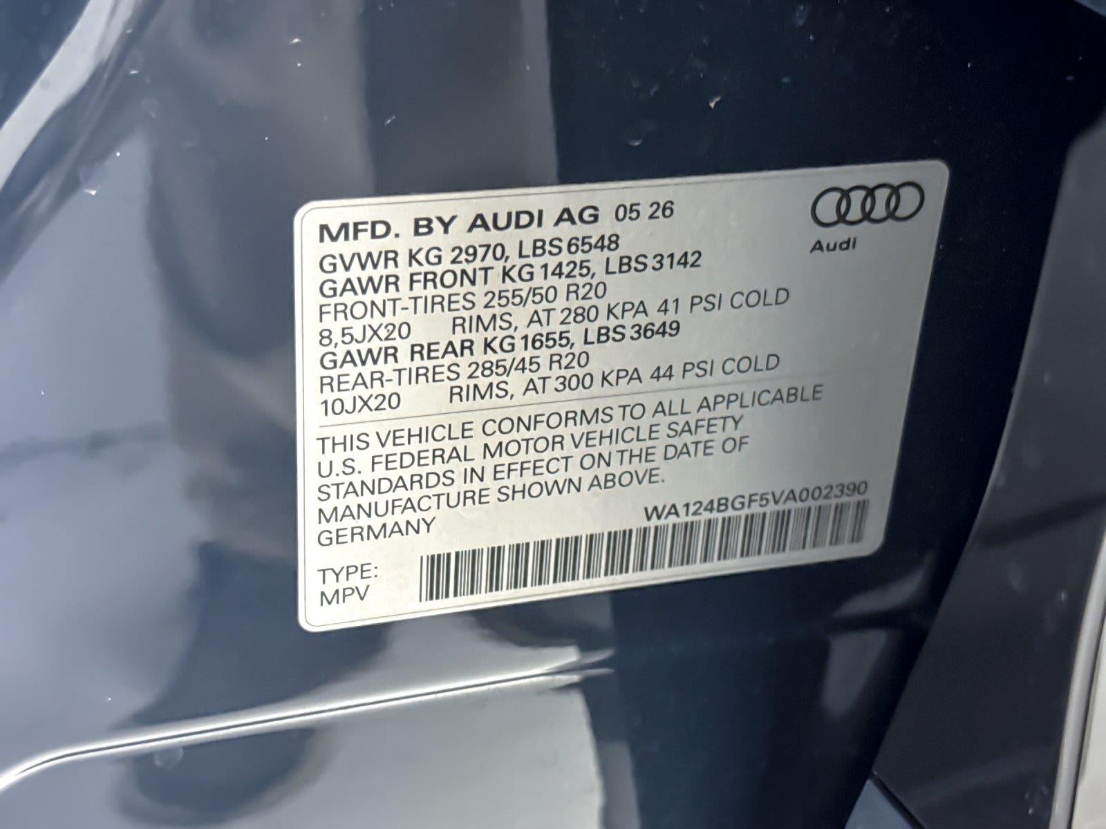 2027 Audi Q6 E-Tron Premium Plus