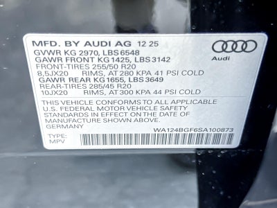 2025 Audi Q6 e-tron Premium Plus