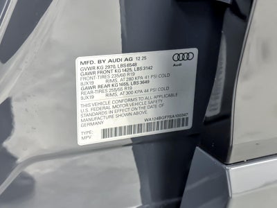 2025 Audi Q6 e-tron Premium Plus