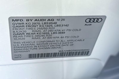 2025 Audi Q6 e-tron Premium Plus