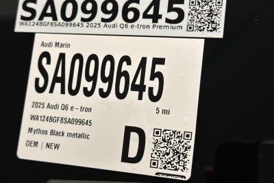 2025 Audi Q6 e-tron Premium Plus