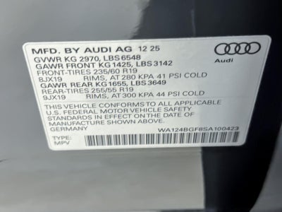 2025 Audi Q6 e-tron Premium Plus