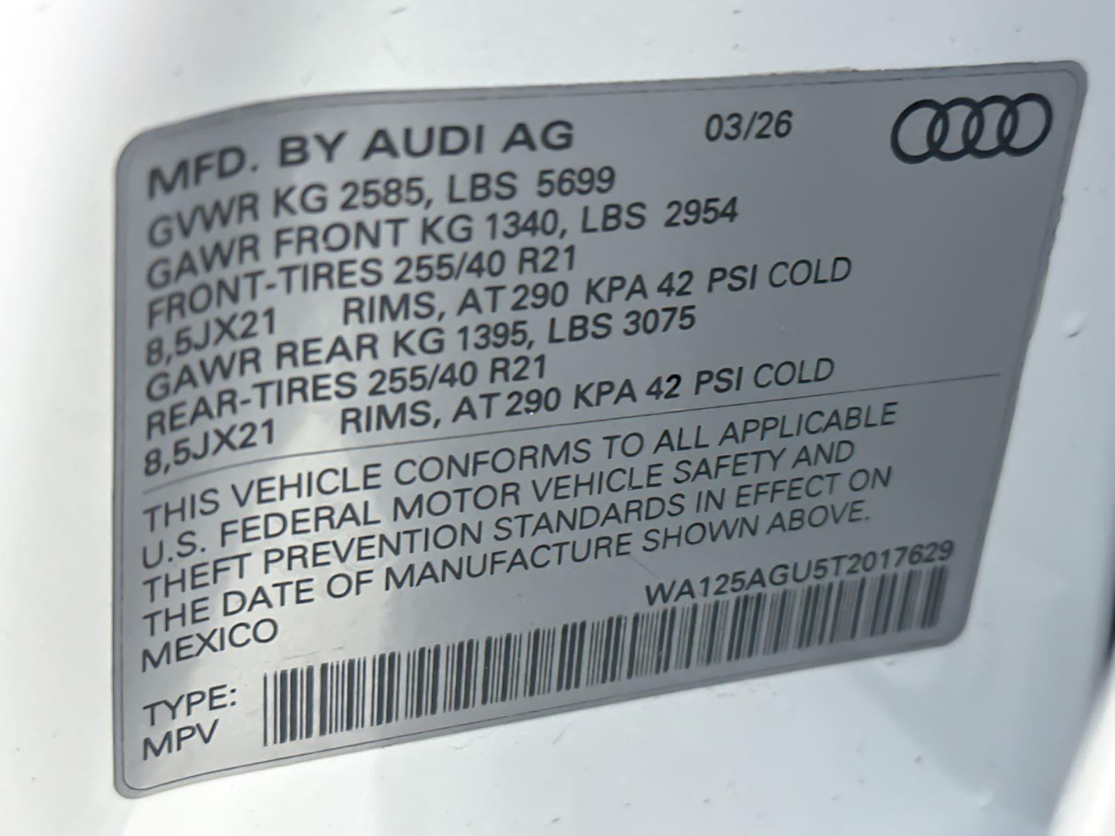 2026 Audi SQ5 Premium Plus