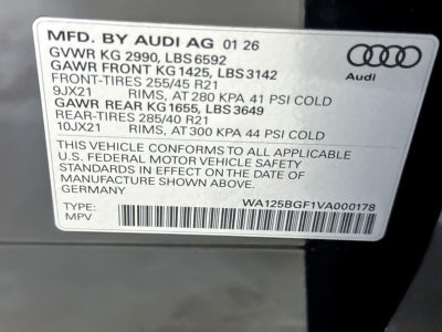 2027 Audi SQ6 e-tron Premium Plus