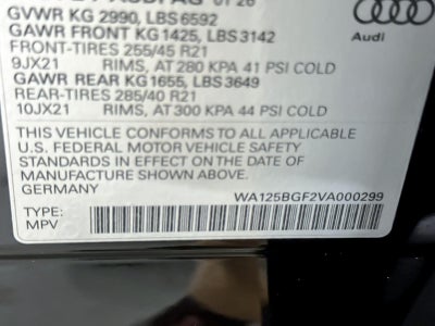 2027 Audi SQ6 e-tron Premium Plus