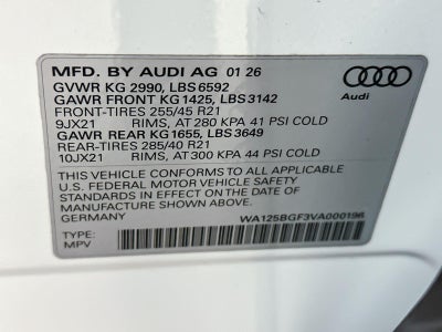 2027 Audi SQ6 e-tron Premium Plus