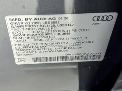 2027 Audi SQ6 e-tron Premium Plus