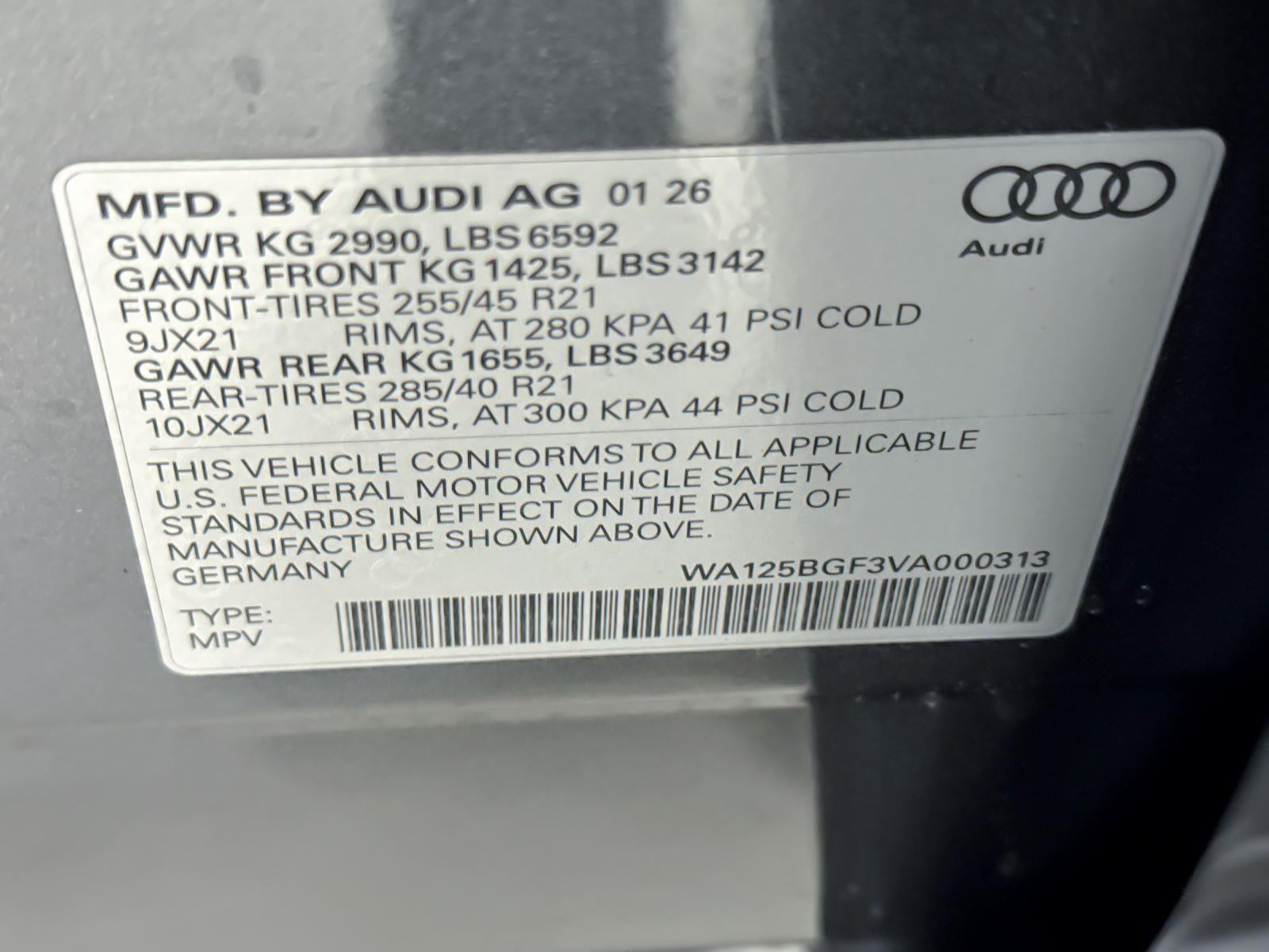 2027 Audi SQ6 e-tron Premium Plus
