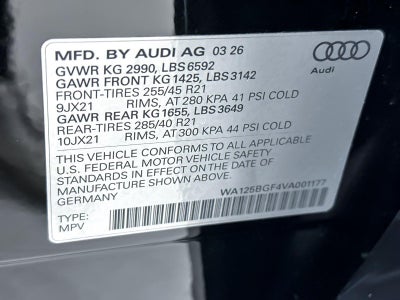2027 Audi SQ6 e-tron Premium Plus