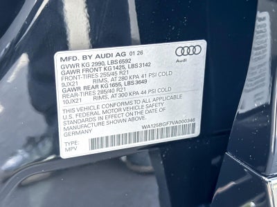 2027 Audi SQ6 e-tron Premium Plus