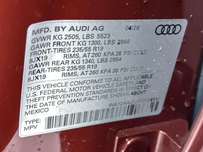 2026 Audi Q5 Premium Plus
