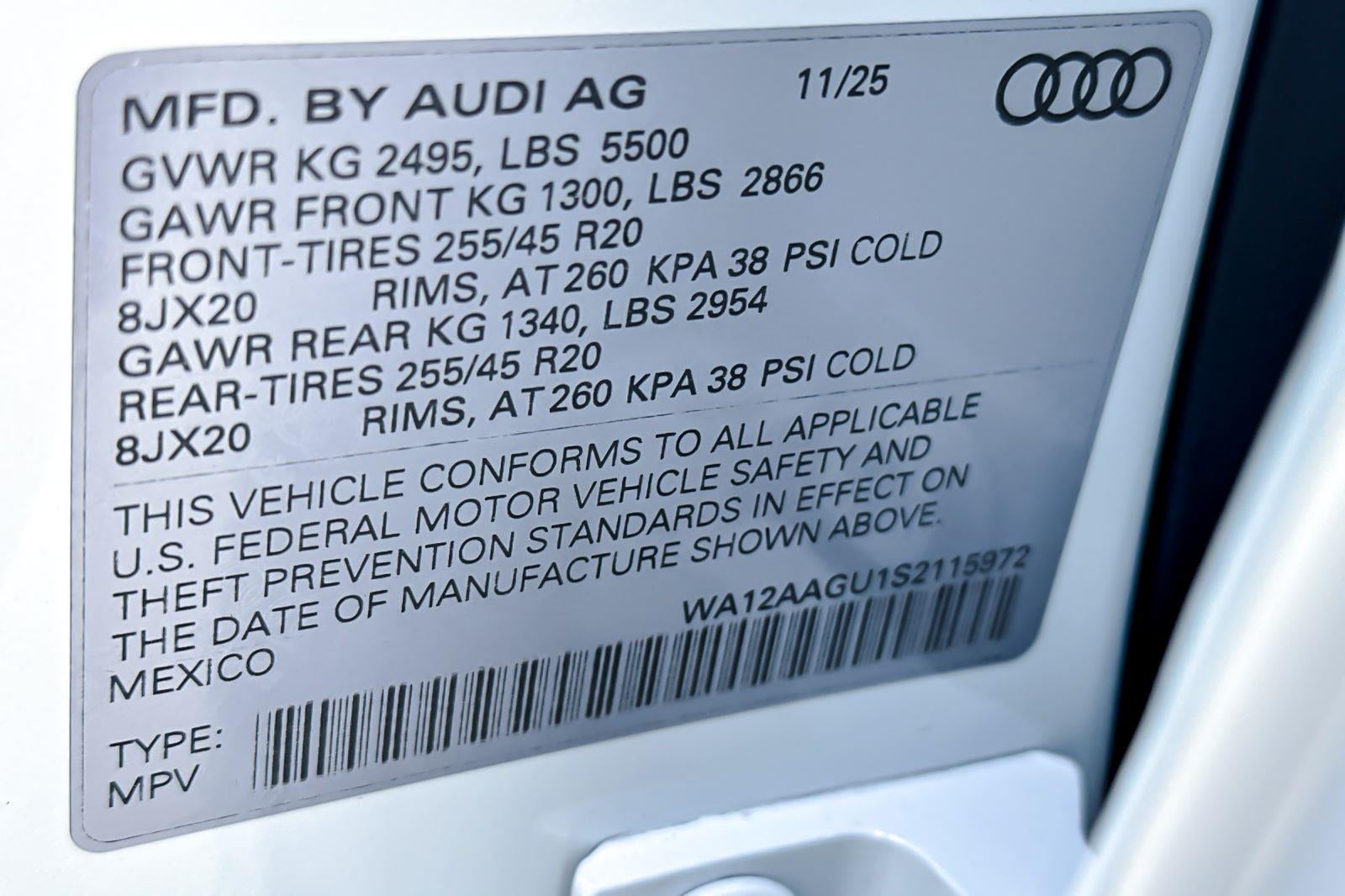 2025 Audi Q5 Premium Plus