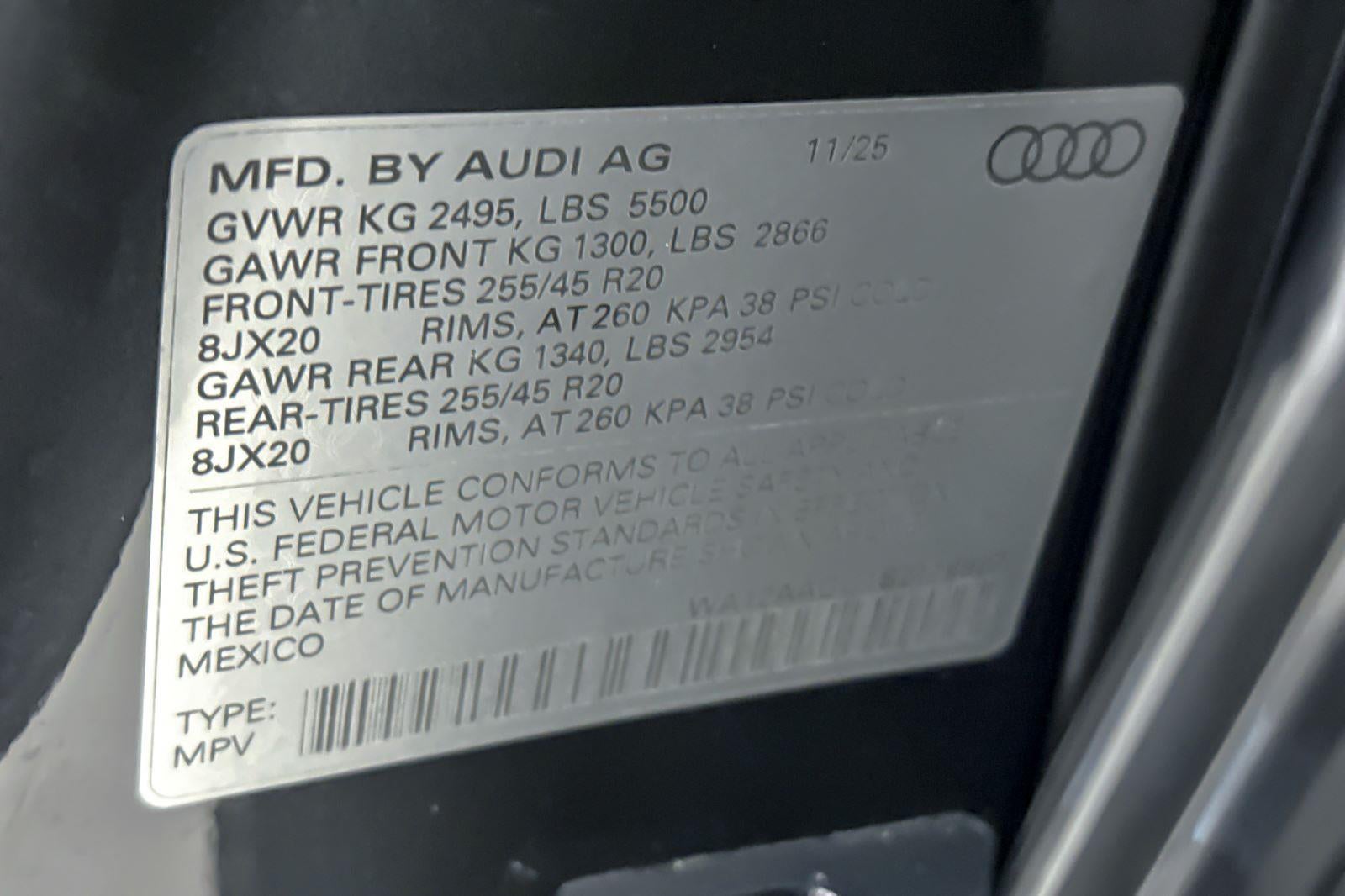 2025 Audi Q5 Premium Plus