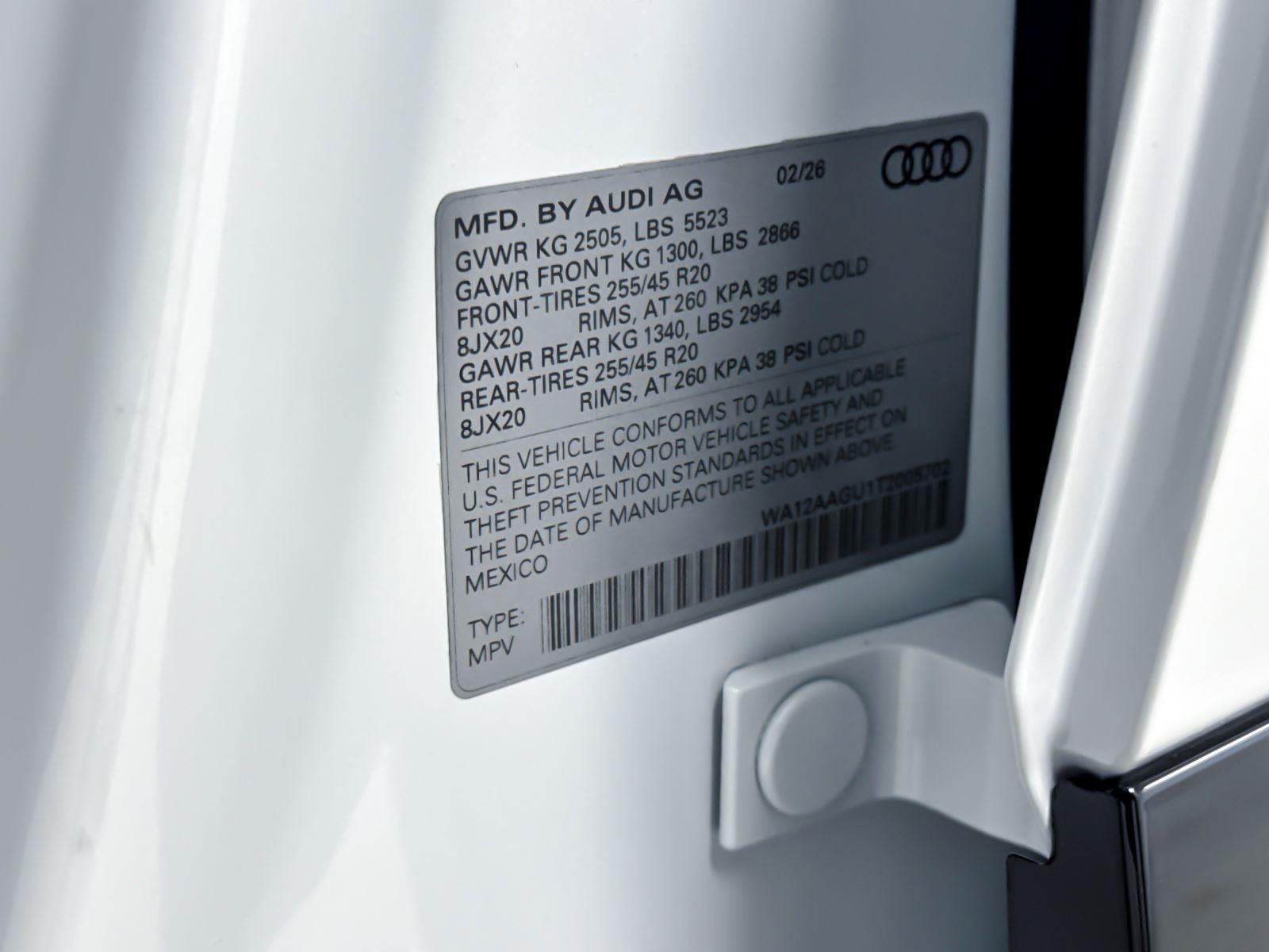 2026 Audi Q5 Premium Plus