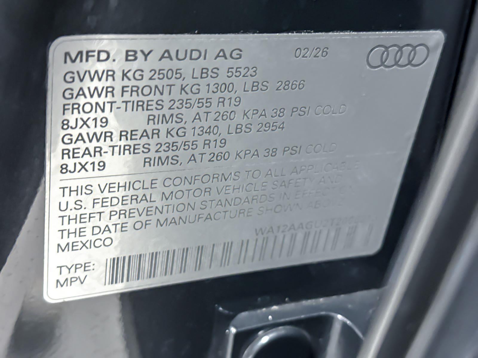 2026 Audi Q5 Premium Plus
