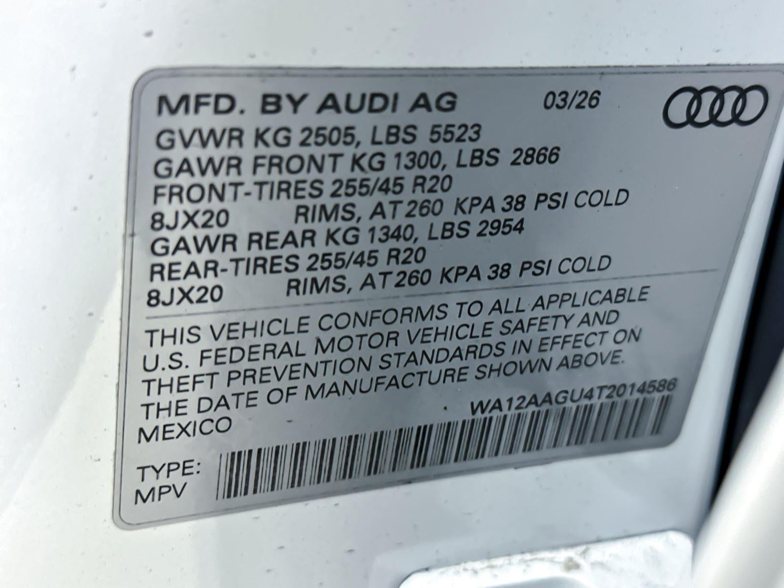 2026 Audi Q5 Premium Plus