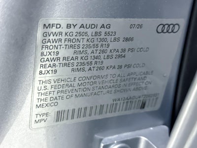 2026 Audi Q5 Premium Plus