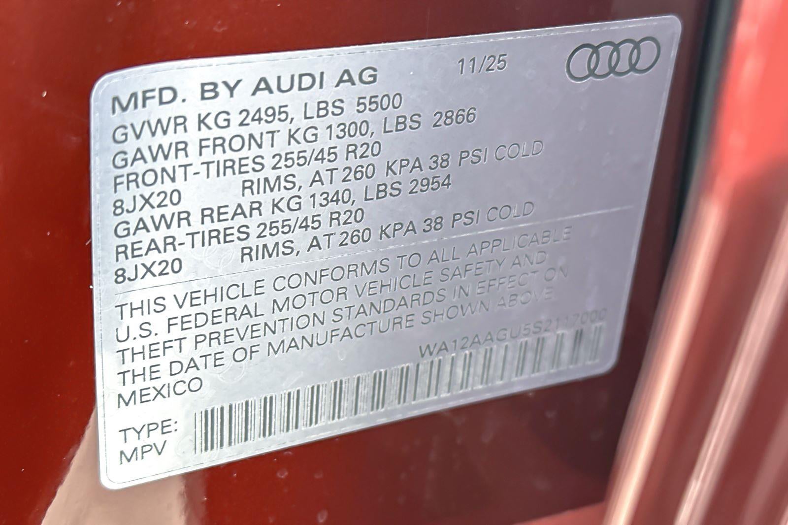 2025 Audi Q5 Premium Plus