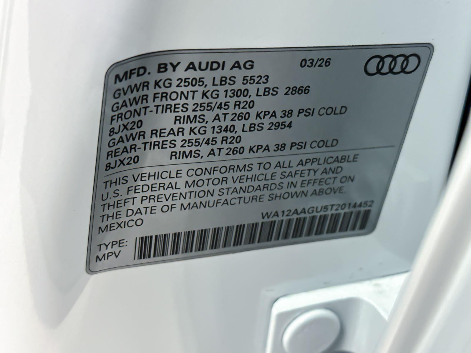 2026 Audi Q5 Premium Plus