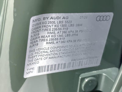 2026 Audi Q5 Premium Plus