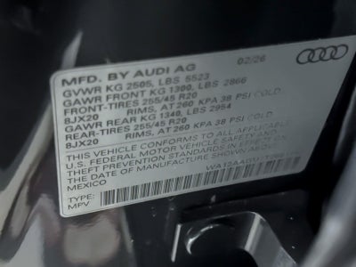 2026 Audi Q5 Premium Plus