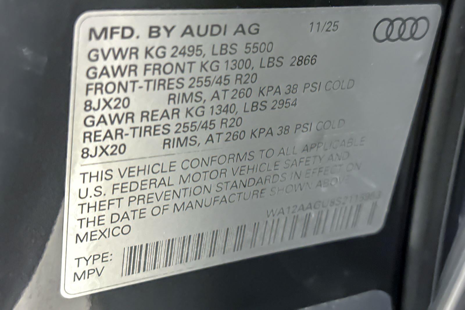 2025 Audi Q5 Premium Plus