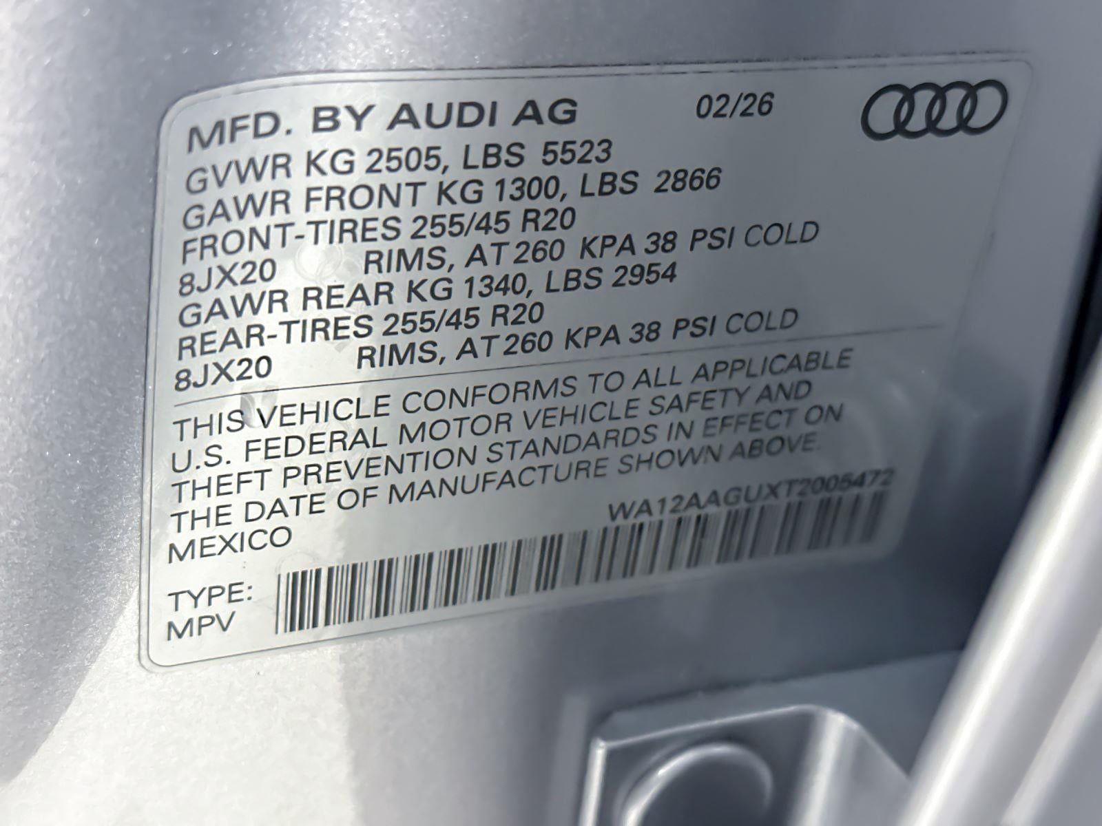 2026 Audi Q5 Premium Plus