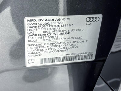 2027 Audi SQ6 e-tron Prestige