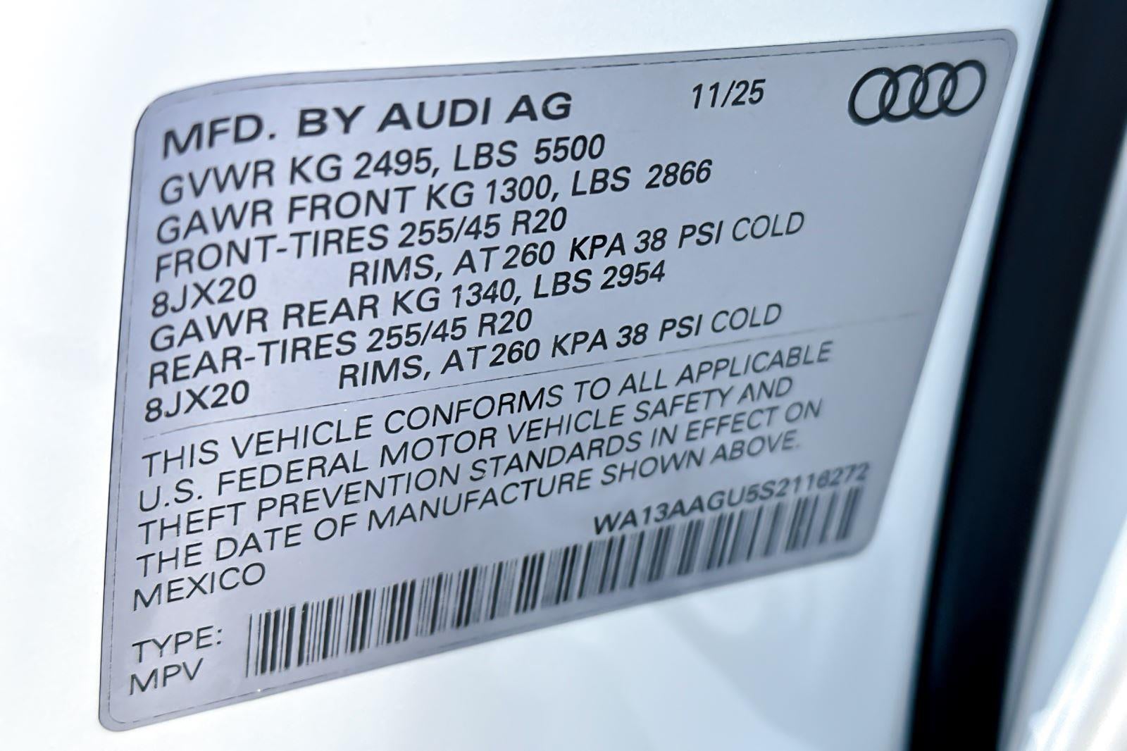 2025 Audi Q5 Prestige