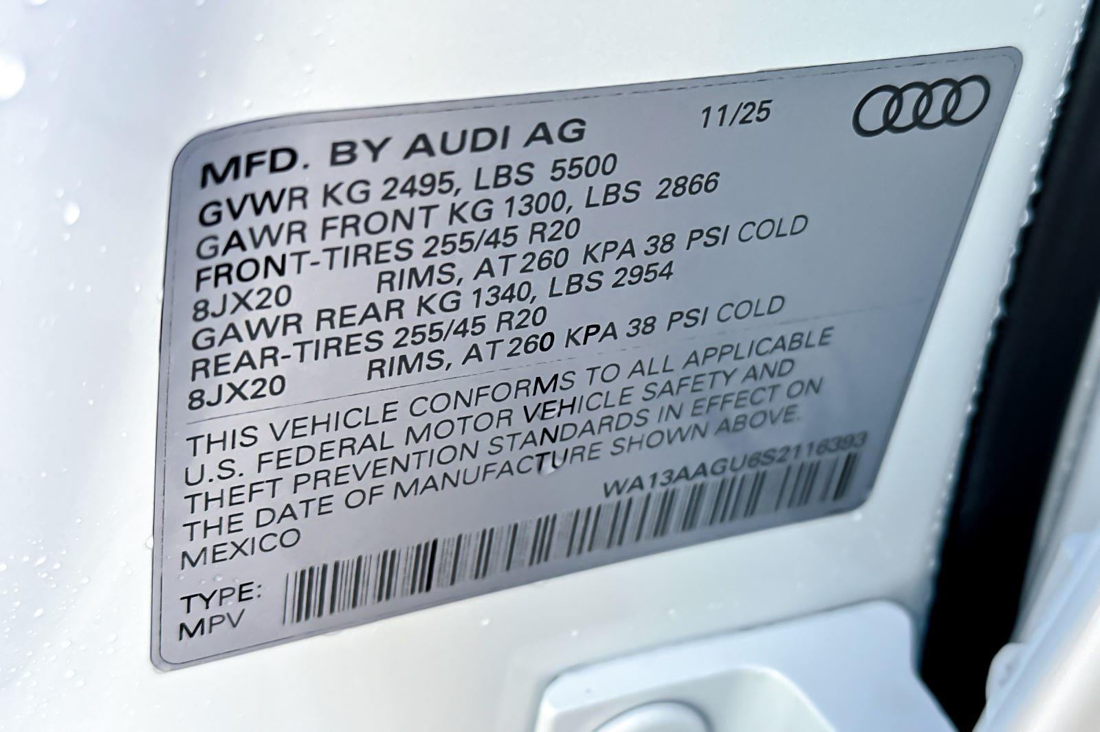 2025 Audi Q5 Prestige