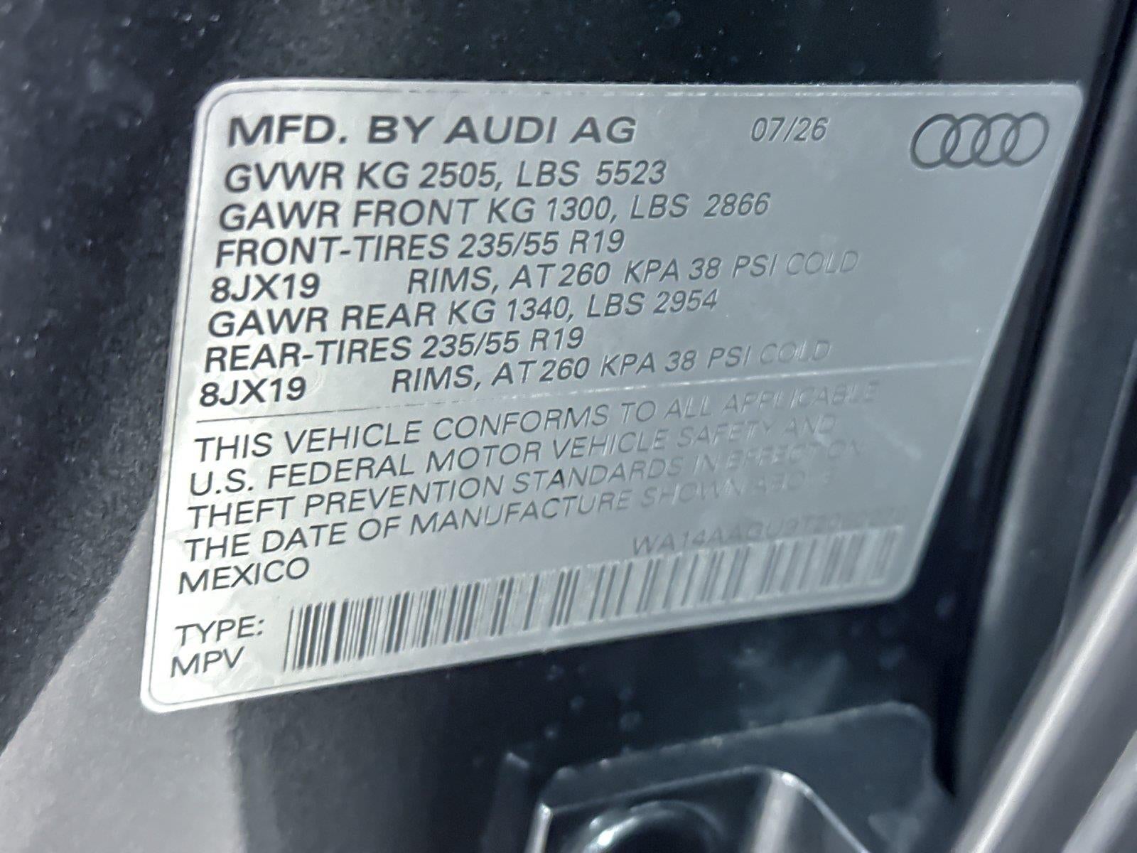 2026 Audi Q5 Premium