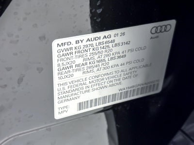 2027 Audi Q6 e-tron Premium Plus
