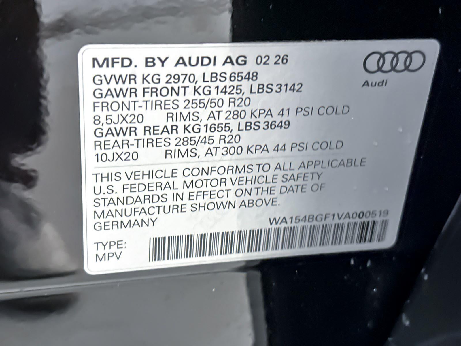 2027 Audi Q6 e-tron Premium Plus