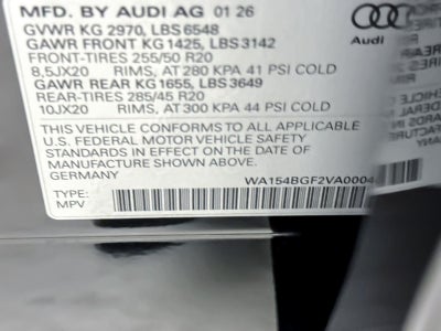 2027 Audi Q6 e-tron Premium Plus