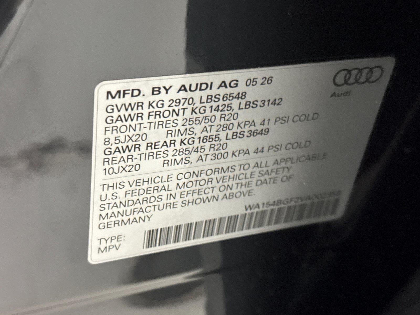 2027 Audi Q6 E-Tron Premium Plus