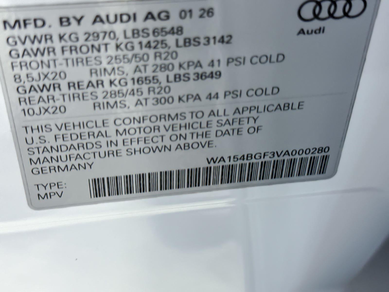 2027 Audi Q6 e-tron Premium Plus