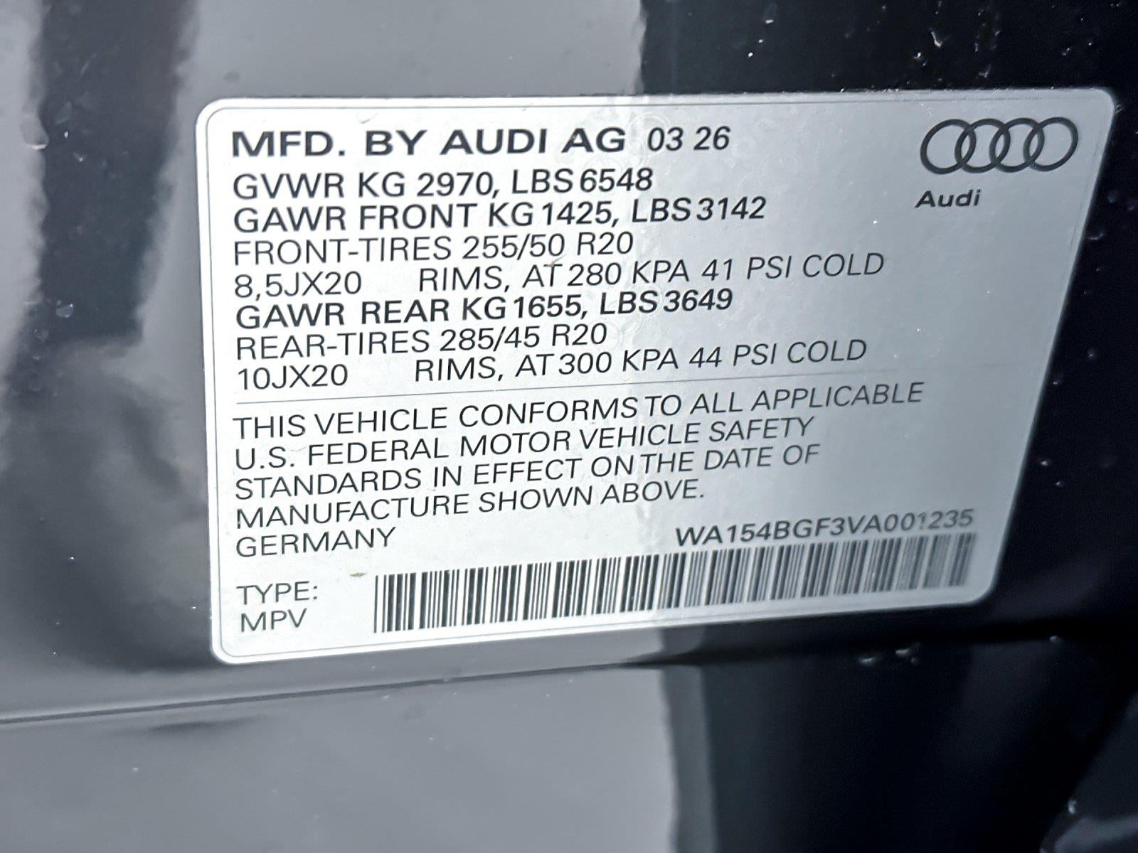 2027 Audi Q6 E-Tron Premium Plus