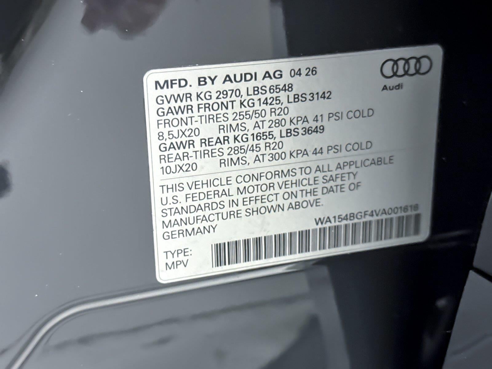 2027 Audi Q6 E-Tron Premium Plus
