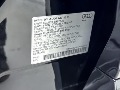 2027 Audi Q6 E-Tron Premium Plus