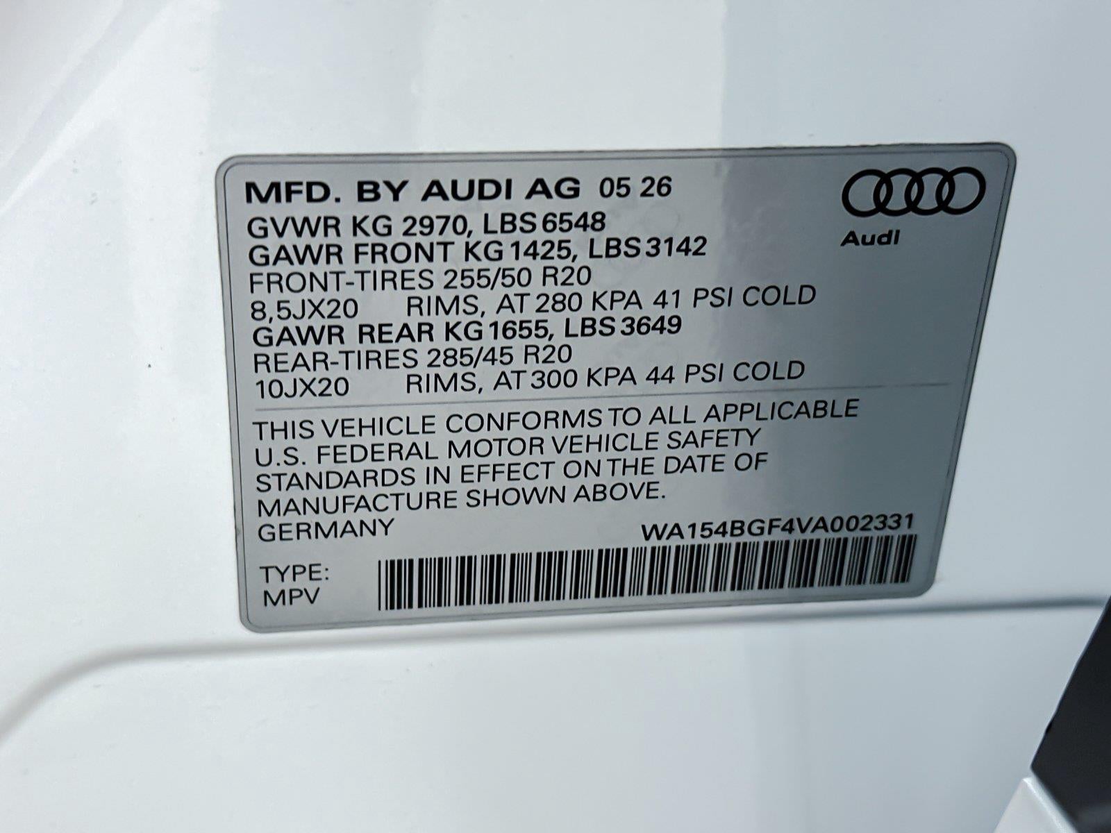 2027 Audi Q6 E-Tron Premium Plus