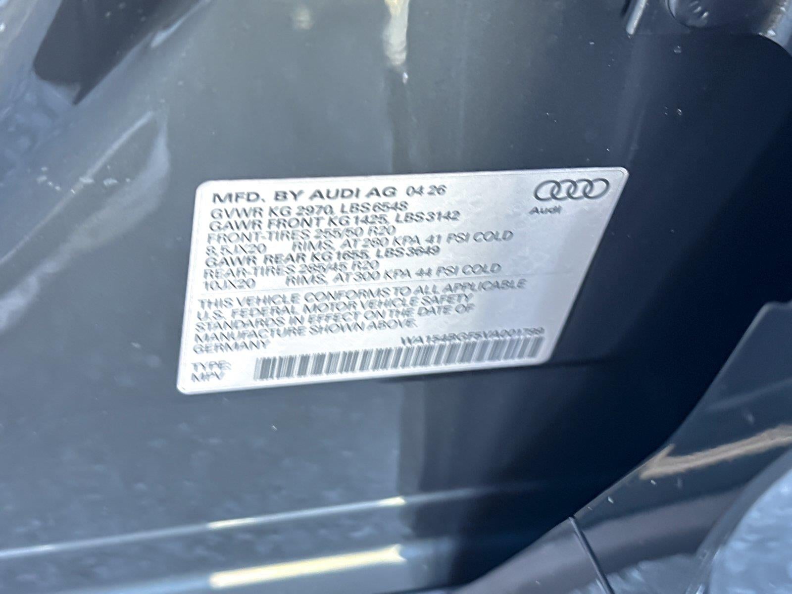2027 Audi Q6 e-tron Premium Plus