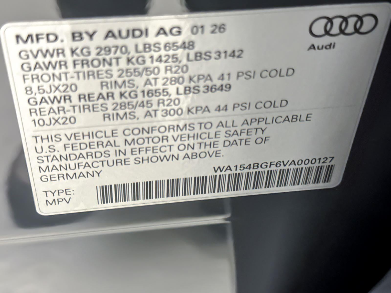 2027 Audi Q6 e-tron Premium Plus