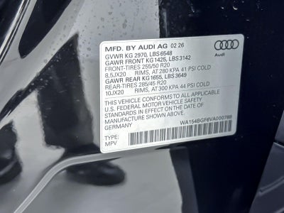 2027 Audi Q6 e-tron Premium Plus
