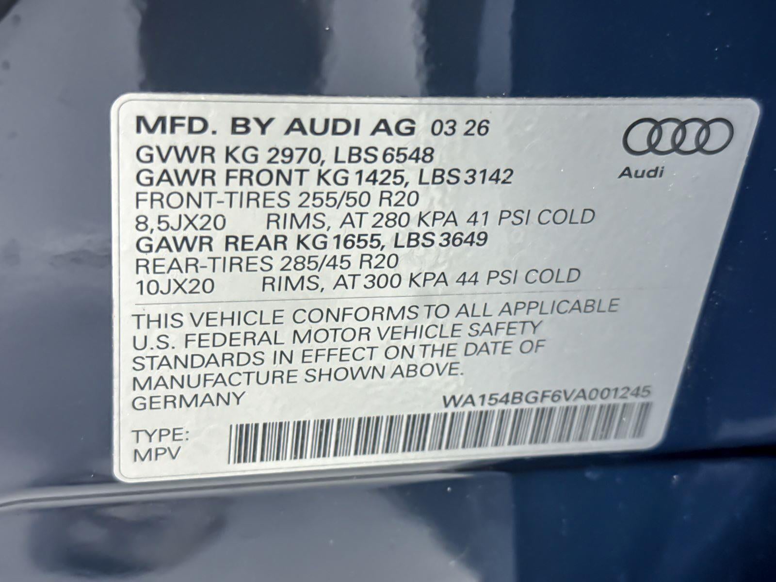2027 Audi Q6 e-tron Premium Plus